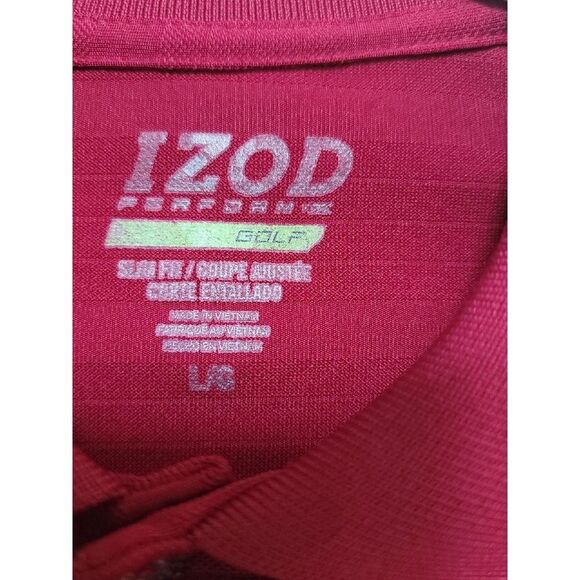 Izod Performace Golf mens‎ polo size large - Picture 2 of 3